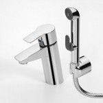 ORAS CUBISTA umyvadlová baterie s ruční sprškou